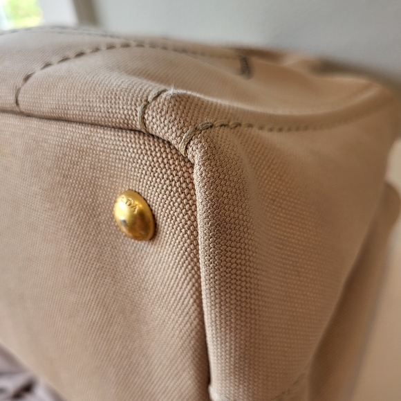 PRADA canvas small Canapa logo tote corda - Picture 9 of 16